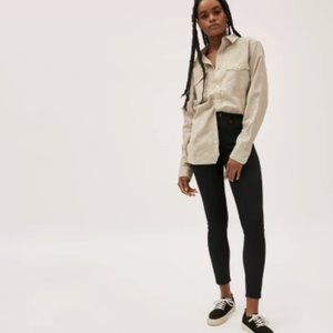 NWT Everlane Authentic Stretch High Rise Skinny / True Black / 26 A